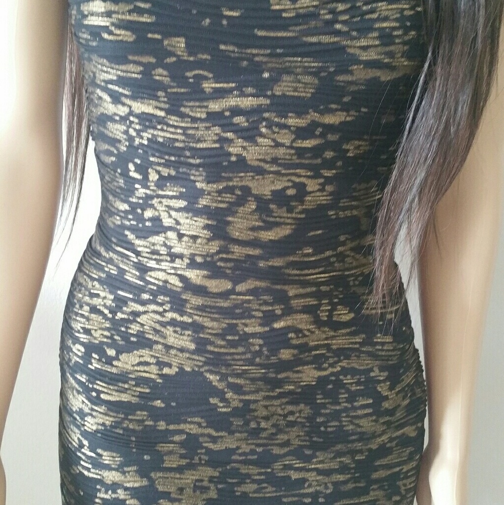 Black and Gold Hot Gal Dress